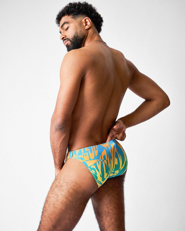 Harbour City Bikini Swim Brief - Tropical