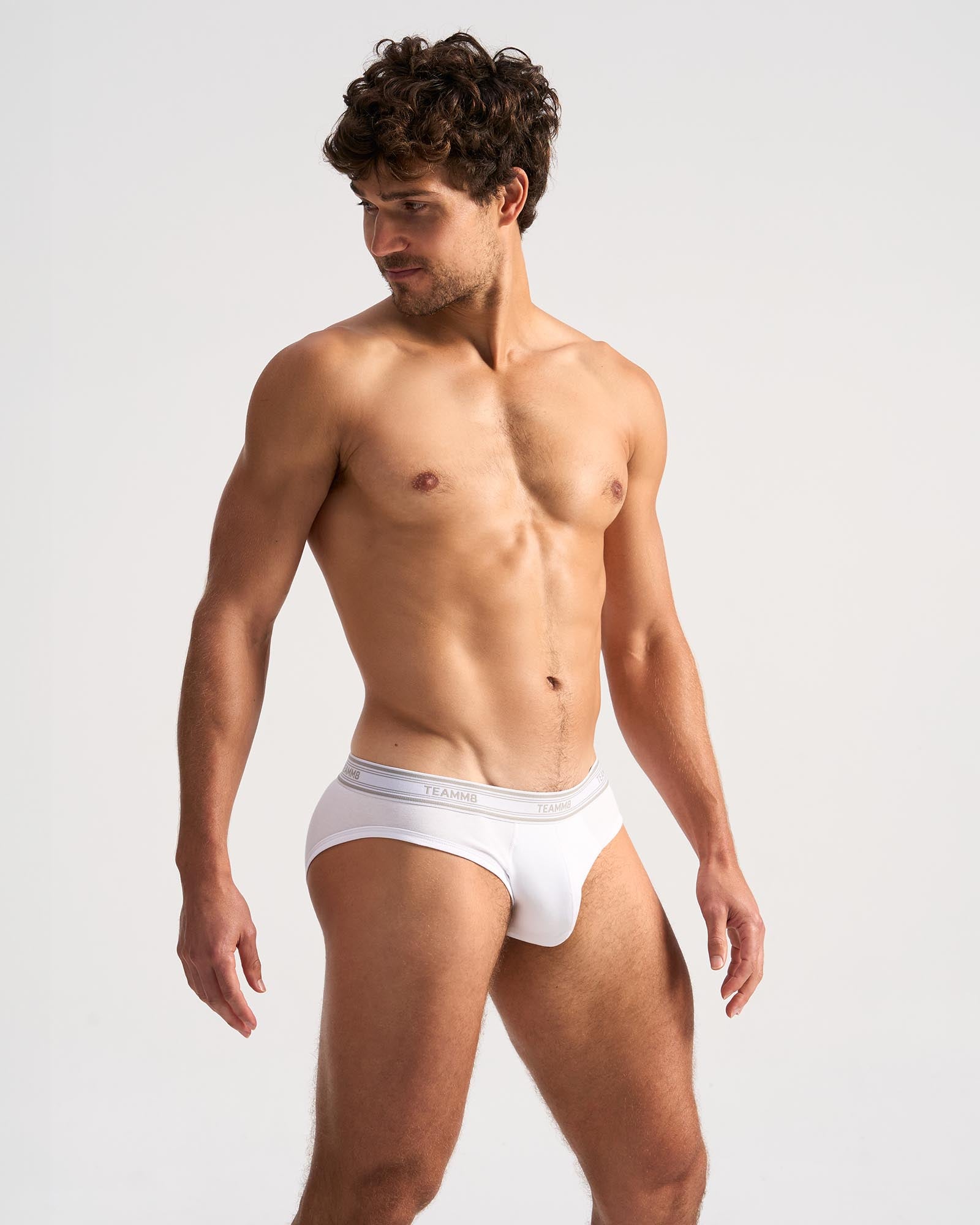 New Cotton Classic Brief - White