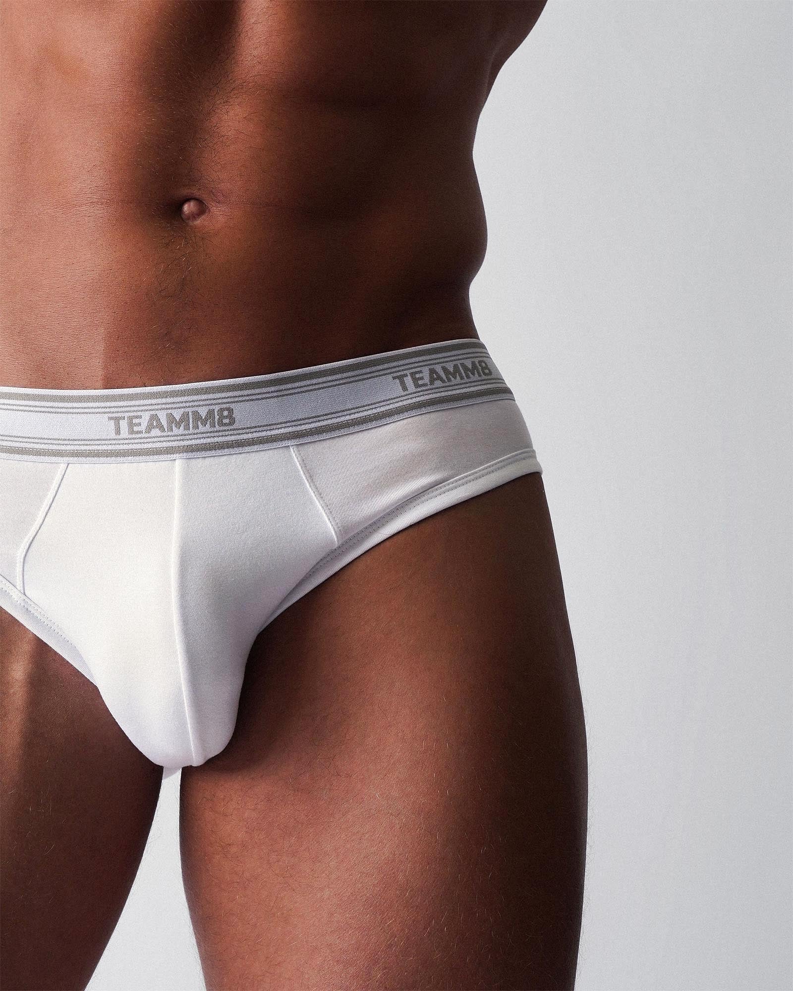 New Cotton Classic Brief - White