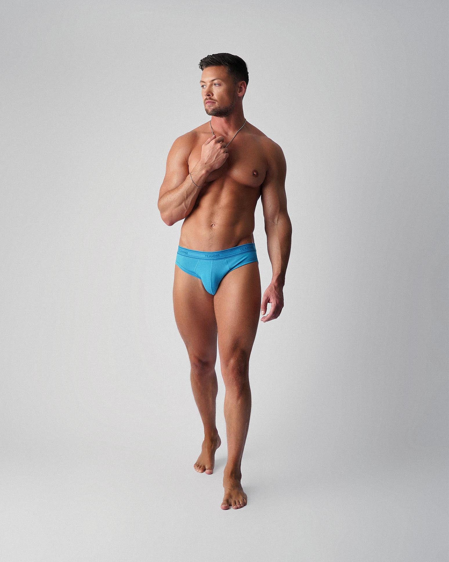 Cotton Classic Brief - Cerulean