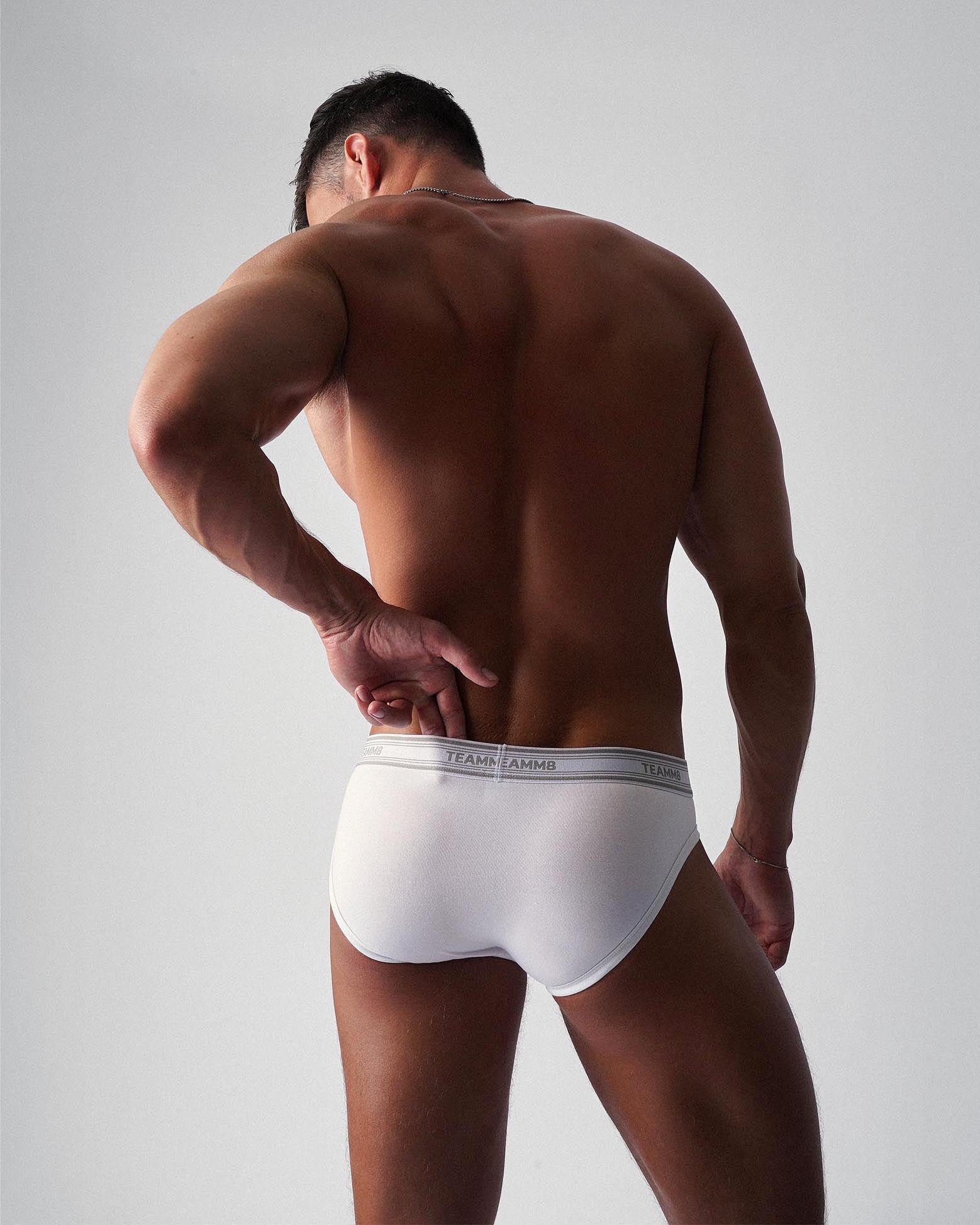 New Cotton Classic Brief - White