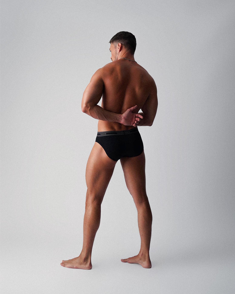 New Cotton Classic Brief - Black