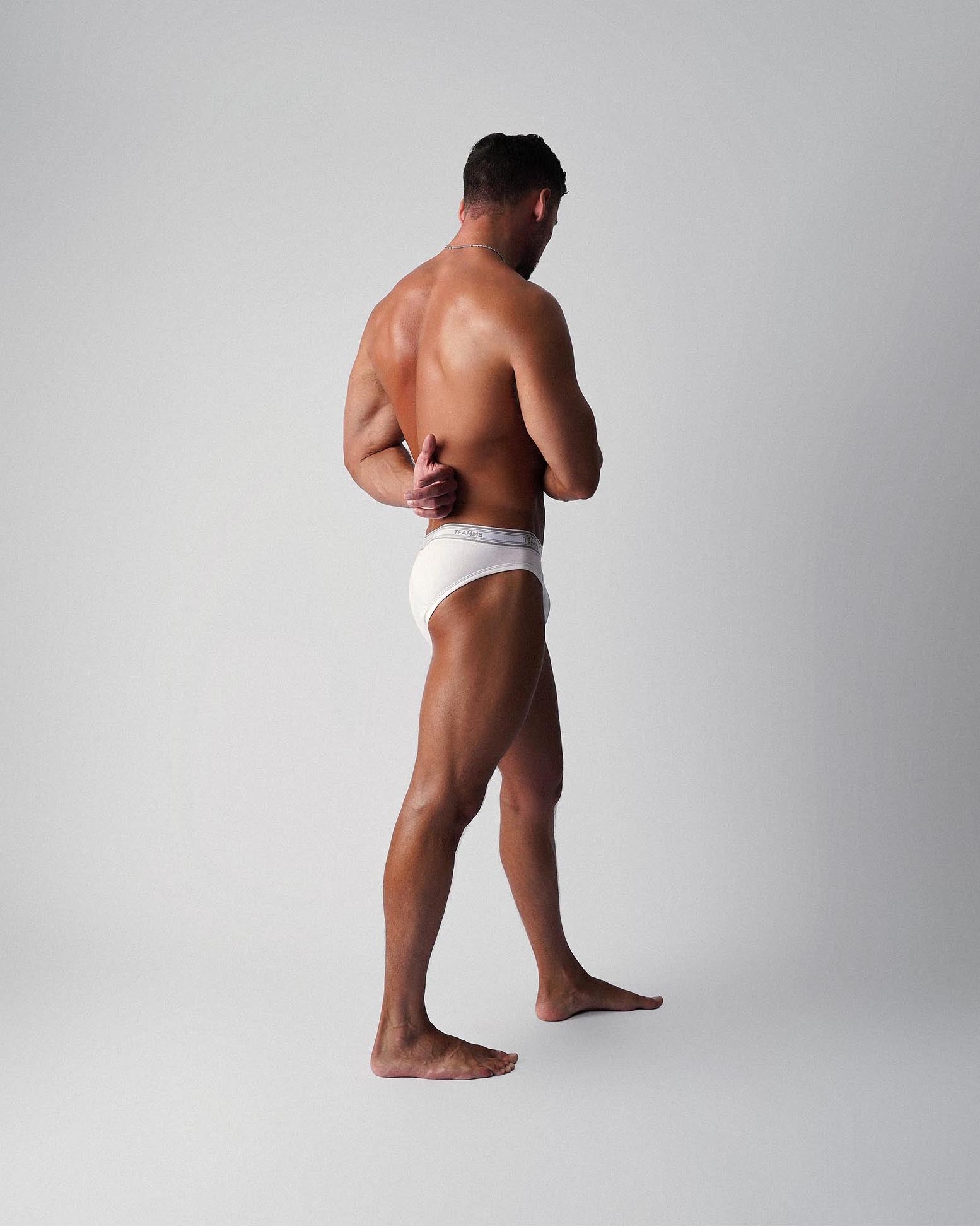 New Cotton Classic Brief - White