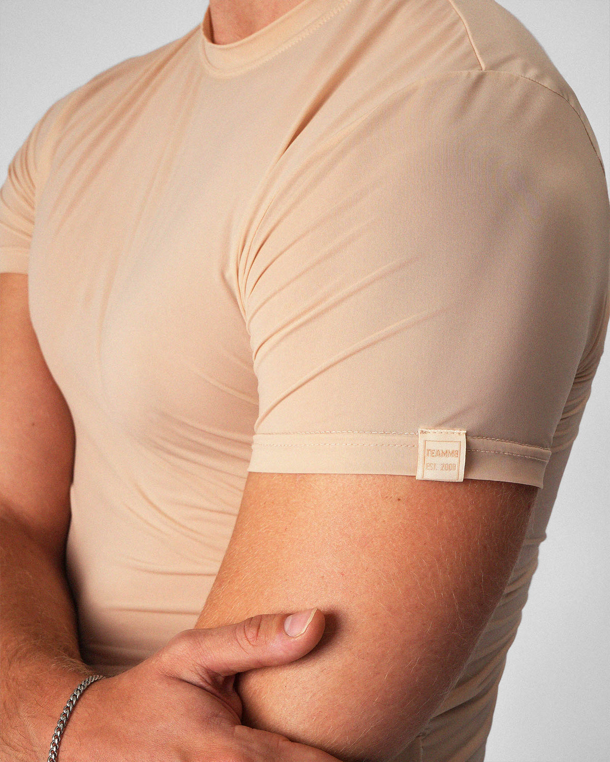 Allure Sheer Cropped Tee - Husk