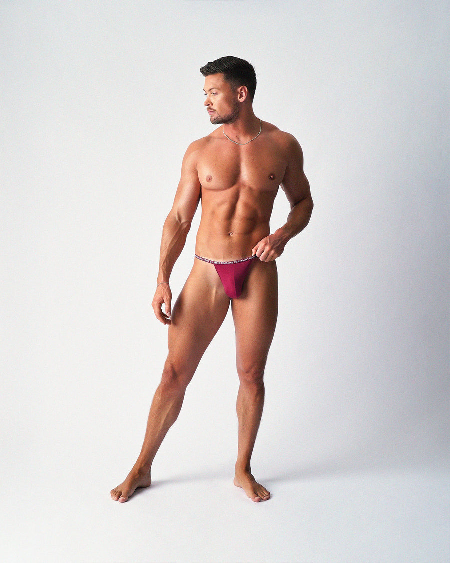 Glide Micro Thong - Boysenberry