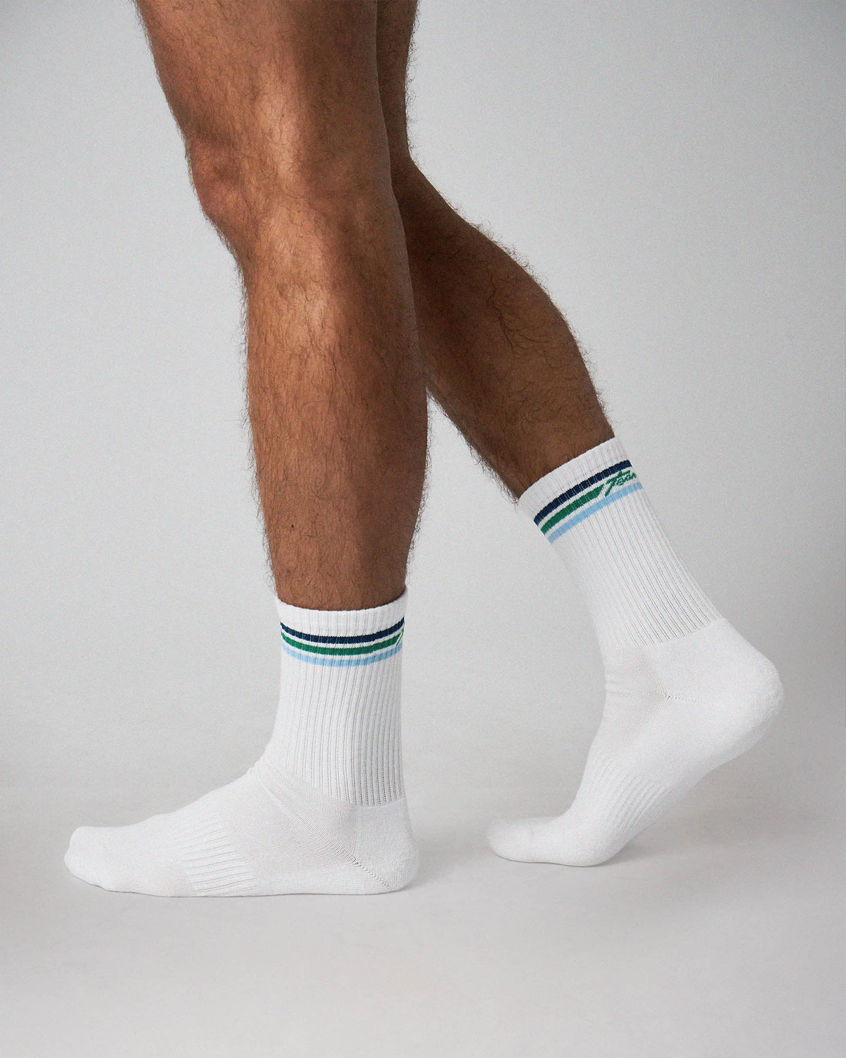 M.V.P. Retro Crew Sock - Seafoam