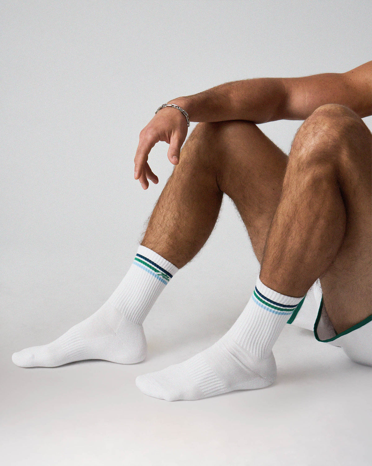 M.V.P. Retro Crew Sock - Seafoam