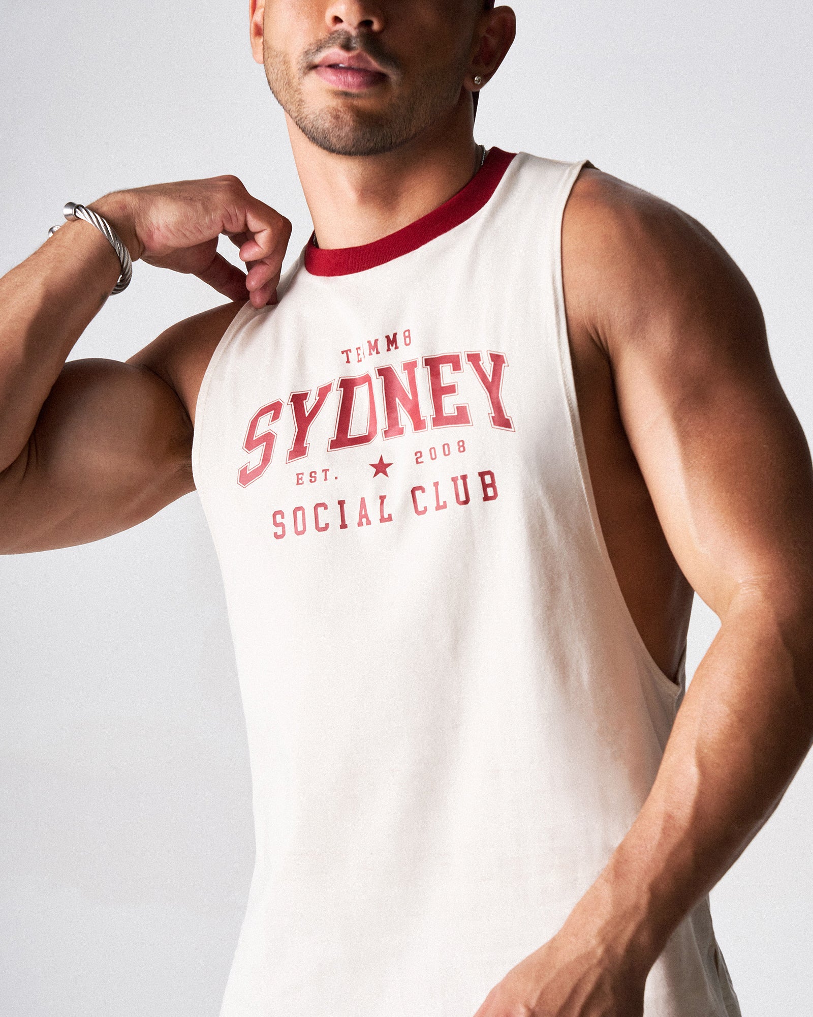 S.S.C. Legacy Slim Tank - Crème