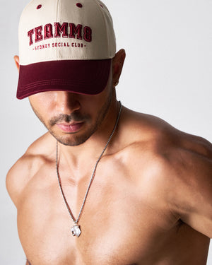 S.S.C. Legacy Cap - Crème | Maroon