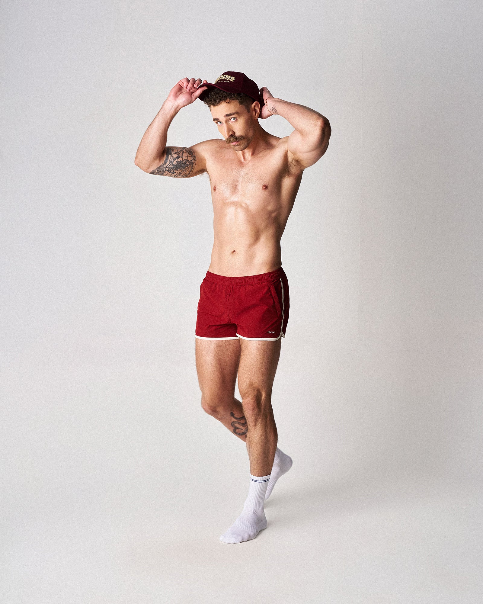 S.S.C. Legacy Scallop Short - Maroon