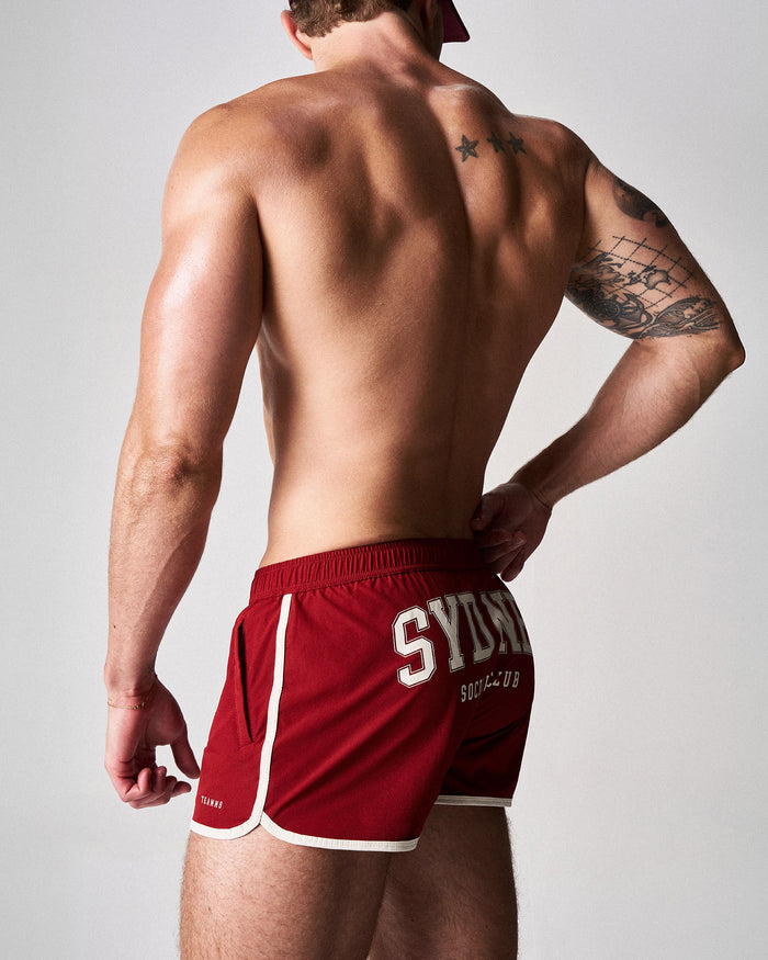 S.S.C. Legacy Scallop Short - Maroon