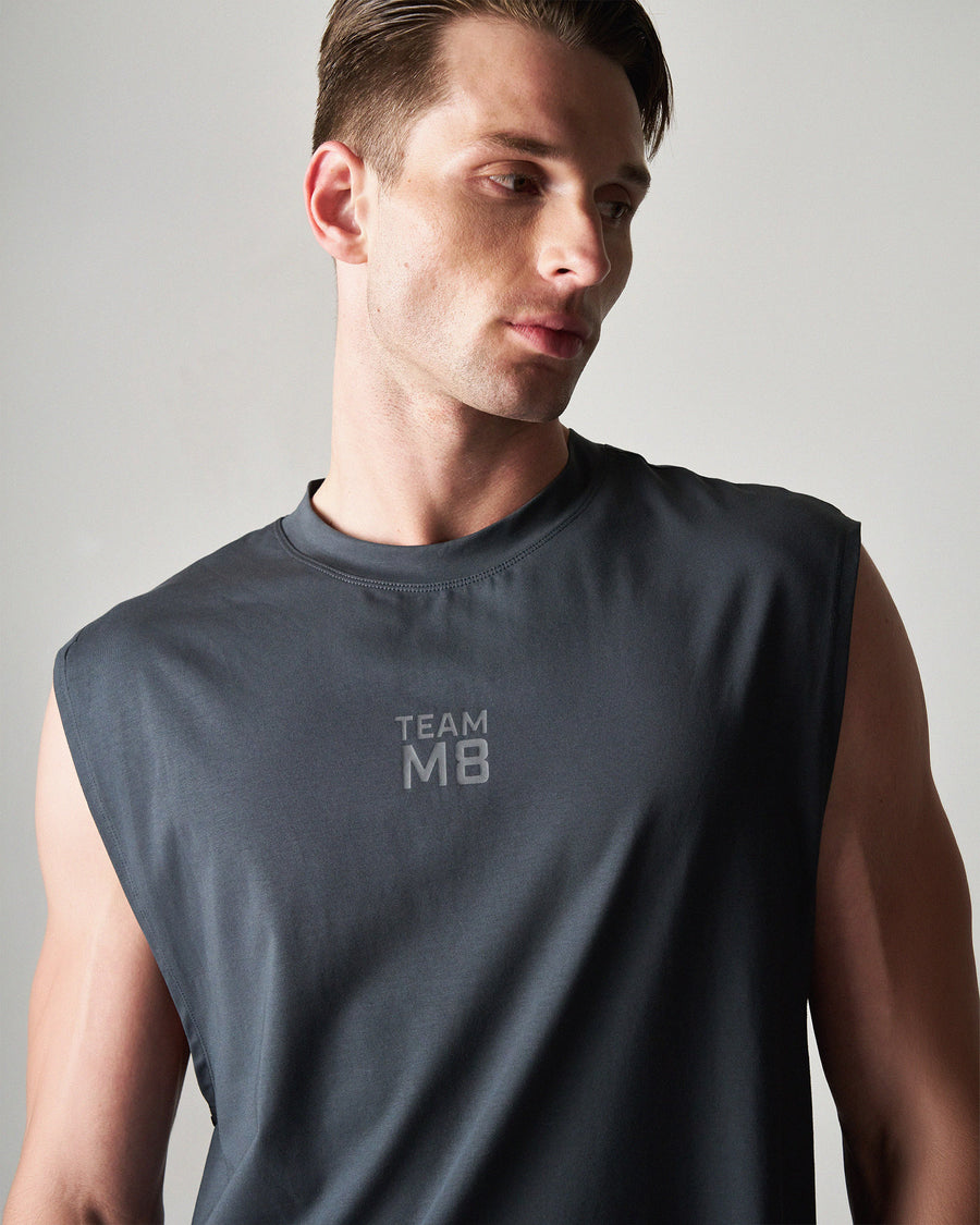 Strike Box Muscle Tank 2.0 - Gunmetal