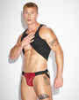 Strapped Jockstrap - Crimson