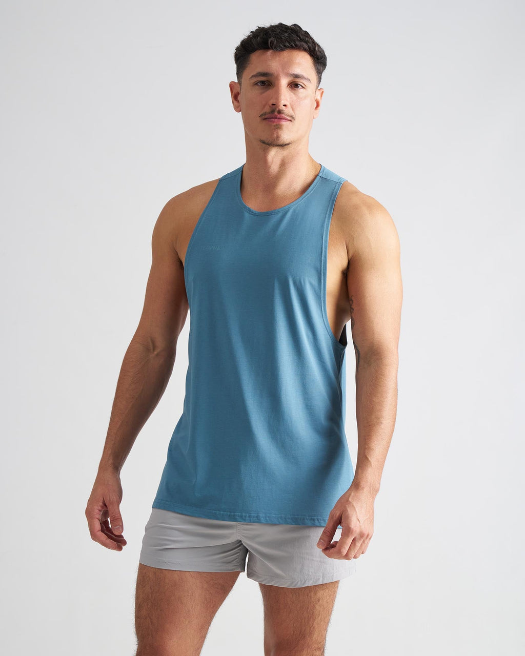 Back Pulse Tank Pulse Tank - Steel | Men's Tank Tops | TEAMM8