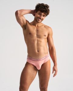 New Cotton Classic Brief - Rose Water