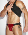 Strapped Jockstrap - Crimson