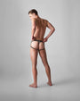 Edge Net Jock/Thong - Gunmetal
