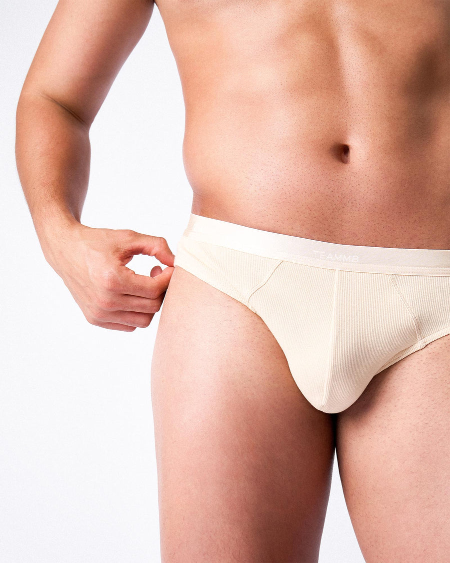 Team Cotton Brief - Ecru