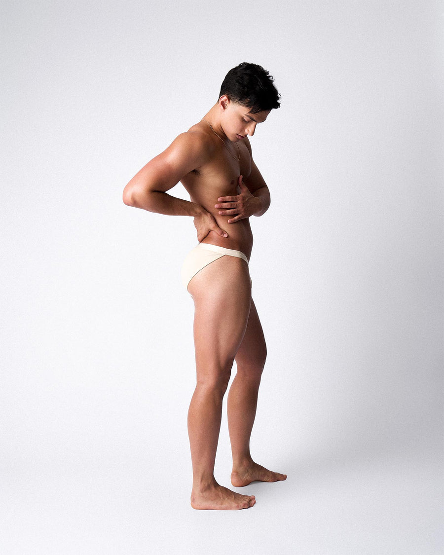 Team Cotton Micro Brief - Ecru